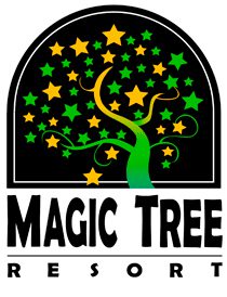 A tree with stars on it and the words " magic tree ".