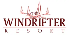 The Windrifter Resort logo with three sailboats.