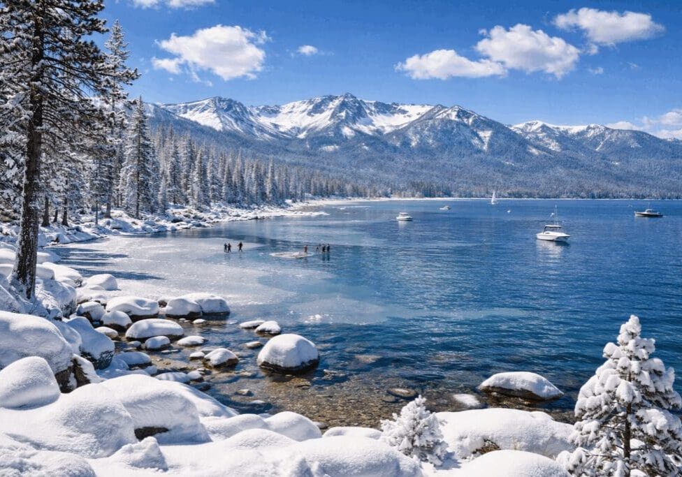 Lake Tahoe in Winter